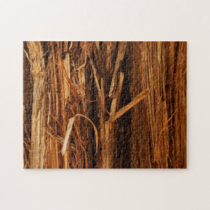 Cedar Textured Wooden Bark look Legpuzzel