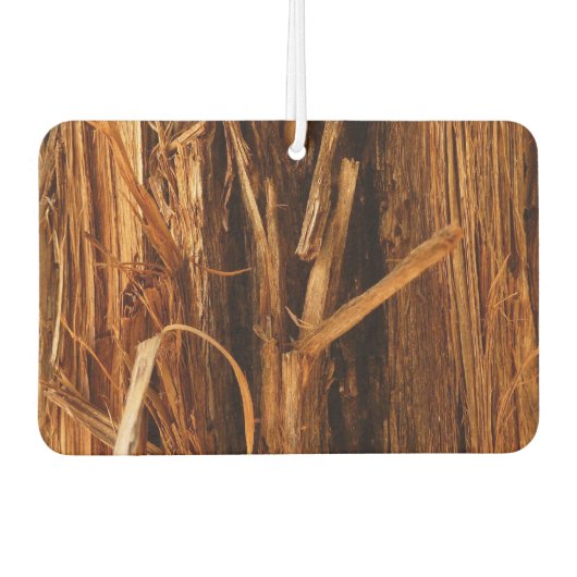Cedar Textured Wooden Bark look Luchtverfrisser (Voorkant)