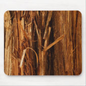 Cedar Textured Wooden Bark look Muismat (Voorkant)