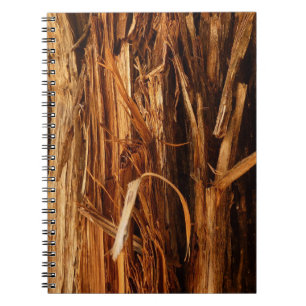 Cedar Textured Wooden Bark look Notitieboek
