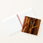 Cedar Textured Wooden Bark look Notitieboek (Binnen)
