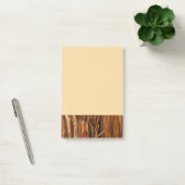 Cedar Textured Wooden Bark look Post-it® Notes (Kantoor)