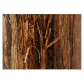 Cedar Textured Wooden Bark look Snijplank (Voorkant)