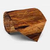 Cedar Textured Wooden Bark look Stropdas (Opgerold)