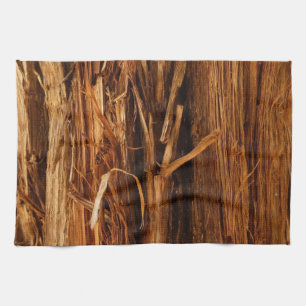 Cedar Textured Wooden Bark look Theedoek