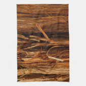 Cedar Textured Wooden Bark look Theedoek (Verticaal)