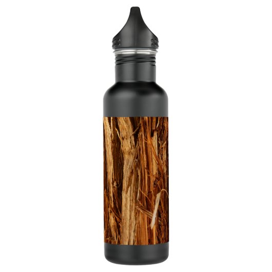 Cedar Textured Wooden Bark look Waterfles (Links)