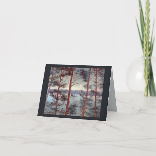 Cedar Uitzicht Moonlight Kaart (Voorkant)