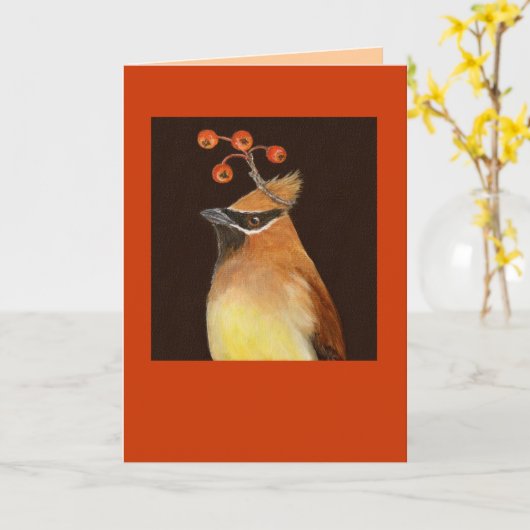 Cedar-waskaart Kaart (Gele Bloem)