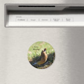 Cedar-wasvogel Magneet (Insitu (Vaatwasser))