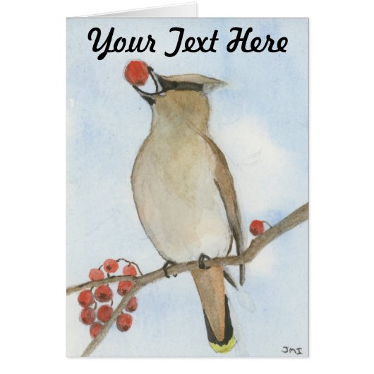 Cedar Waxing (Voorkant)