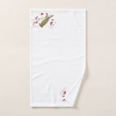 Cedar Waxing Bird Art Bad Handdoek (Handdoek)