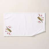 Cedar Waxing Bird Art Bad Handdoek (Handdoek)