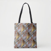 Cedar Waxing Bird Pattern Tote Bag (Voorkant)