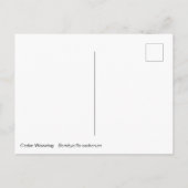 Cedar Waxing Briefkaart (Achterkant)