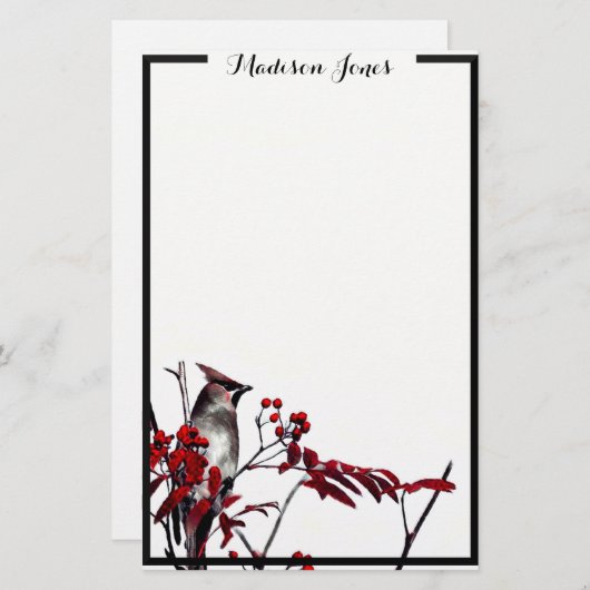 Cedar Waxing Briefpapier (Voorkant / Achterkant)