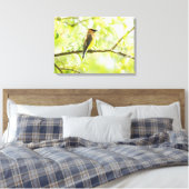 Cedar Waxing Canvas Afdruk (Insitu (Slaapkamer))