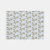 Cedar Waxing Fleece Deken (Voorkant (Horizontaal))
