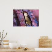 Cedar Waxing in de Cherry Blossom Posters (Keuken)