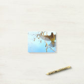 Cedar Waxing in vlucht Post-it® Notes (Op bureau)