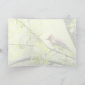 Cedar Waxing Kaart (Binnen)