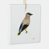 Cedar Waxing Keramisch Ornament (Rechts)