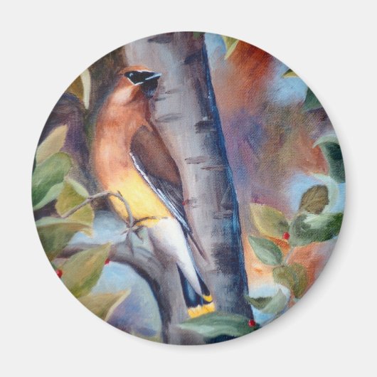 Cedar Waxing Magnet (Voorkant)