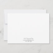 Cedar Waxing met Berry Note Card Bedankkaart (Achterkant)