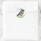 Cedar Waxing Ronde Sticker (Tas)