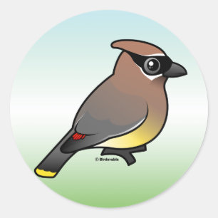 Cedar Waxing Ronde Sticker