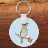 Cedar Waxing Sleutelhanger (Achterkant)