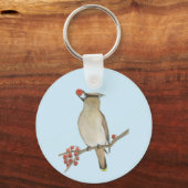 Cedar Waxing Sleutelhanger (Voorkant)