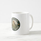 Cedar Waxwing Badge Koffiemok (Voorkant rechts)