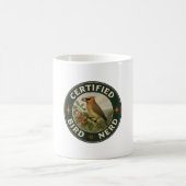Cedar Waxwing Badge Koffiemok (Center)