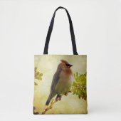 Cedar Waxwing Canvas tas (Voorkant)