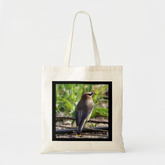 Cedar Waxwing Canvas tas