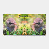 Cedar Waxwing Fledgling Bird Personated Bureaumat (Voorkant)