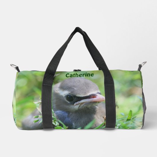 Cedar Waxwing Fledgling Bird Personated Plunjezak (Voorkant)