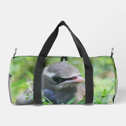 Cedar Waxwing Fledgling Bird Personated Plunjezak (Achterkant)