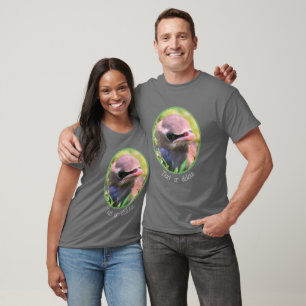 Cedar Waxwing Fledgling Bird Personated T-shirt