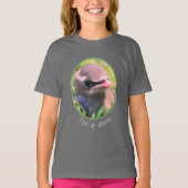 Cedar Waxwing Fledgling Bird Personated T-shirt (Voorkant)