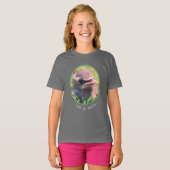 Cedar Waxwing Fledgling Bird Personated T-shirt (Voorkant volledig)