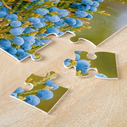Cedar Waxwing Jigzaag Puzzle Legpuzzel (Zijkant)