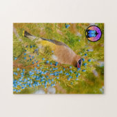 Cedar Waxwing Jigzaag Puzzle Legpuzzel (Horizontaal)