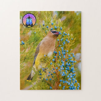 Cedar Waxwing Jigzaag Puzzle Legpuzzel