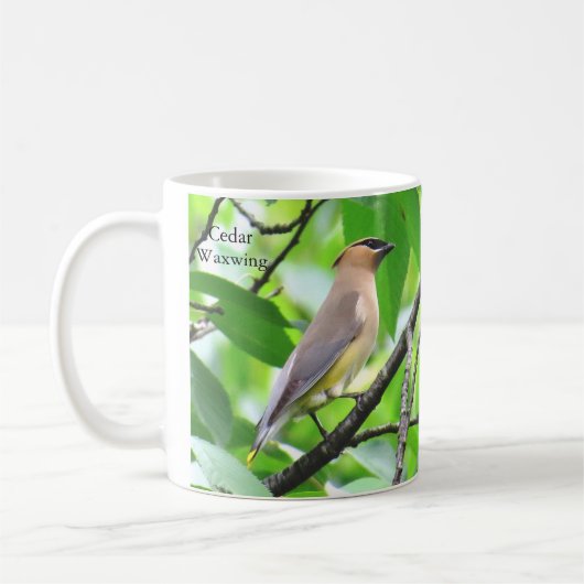 Cedar Waxwing Mok door BirdingCollectibles (Links)