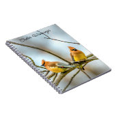 Cedar Waxwing - Originele foto Notitieboek (Rechterzijde)