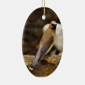 Cedar Waxwing Ornament (Rechts)