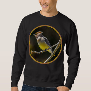Cedar Waxwing zangvogel origineel wilde vogel foto Trui