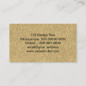 Cedar Wood Knot Close-up Photography Carpenter Visitekaartje (Achterkant)